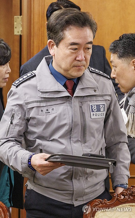 韩国警察厅厅长凌晨被捕