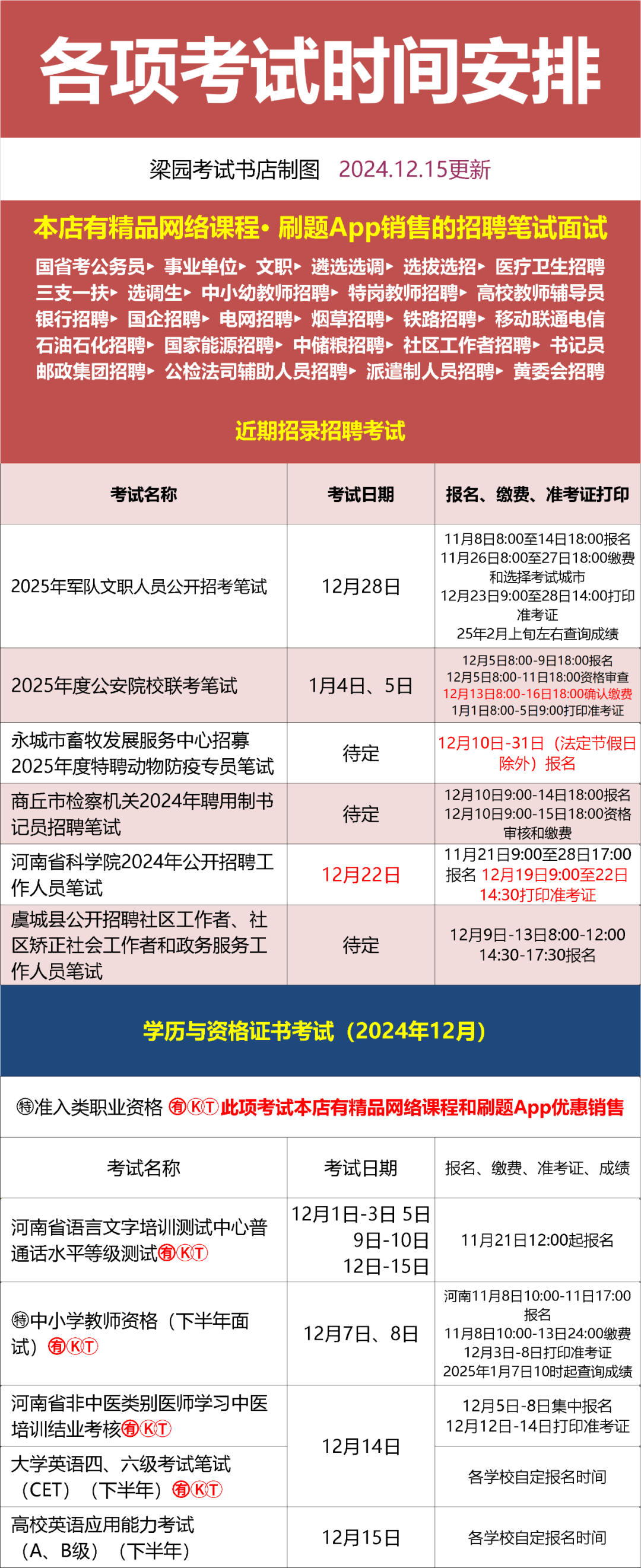 2024年考试时间表大全，为你的考试计划提供全面准备