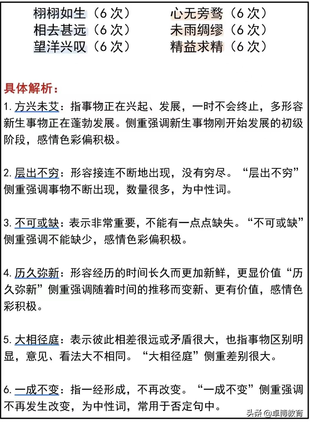 公考行测高频词详解，涵盖五千个词汇