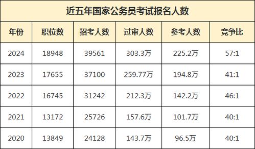 国家公务员职位表2024展望与深度解析