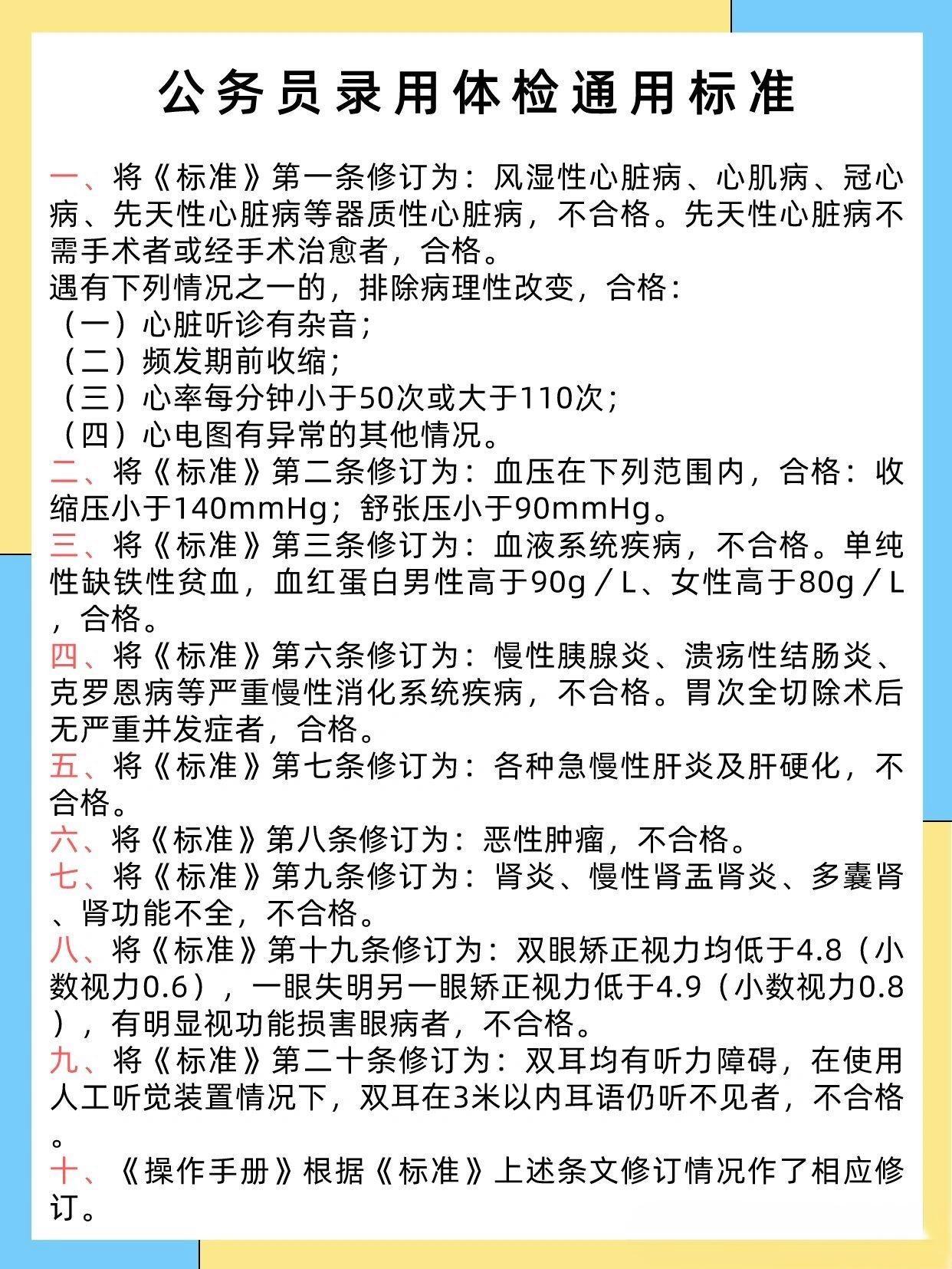 公务员录用体检标准，健康保障的关键一环