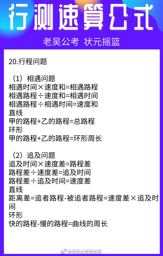 行测考前核心知识点总结，必备知识一览